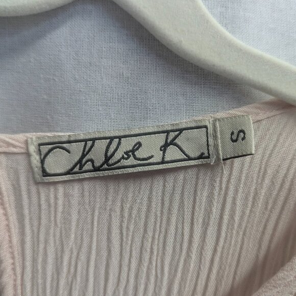 Chloe K Size Small Pink Lacy Tank - Picture 2 of 16